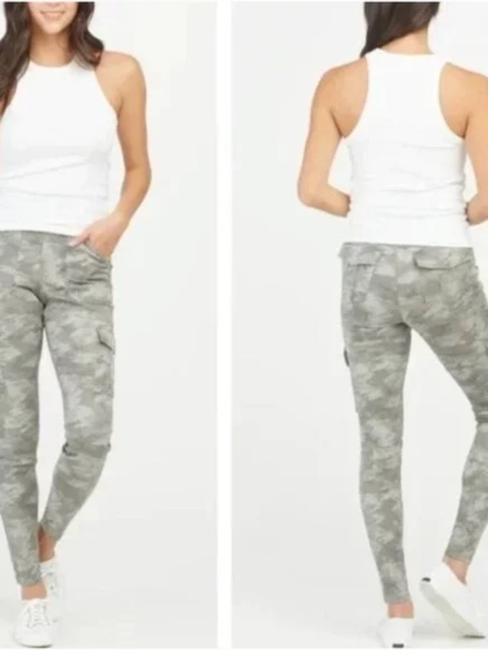 SPANX Cargo Pants - 1X / XL - Camo - fits like L